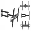 MCN Maclean MC-191 Full Motion TV-Wandhalterung für 32-55 inch Bildschirme, VESA 400x400, 30 kg, Schwarz