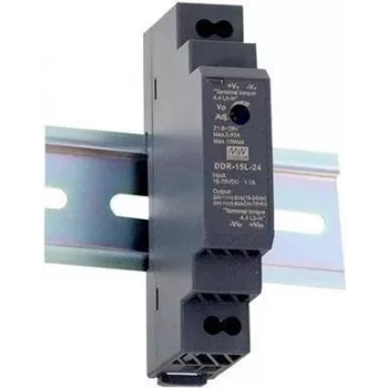 MEAN WELL DDR-15L-12 DIN-Schienen DC-DC-Wandler 15W 12V 1,25A