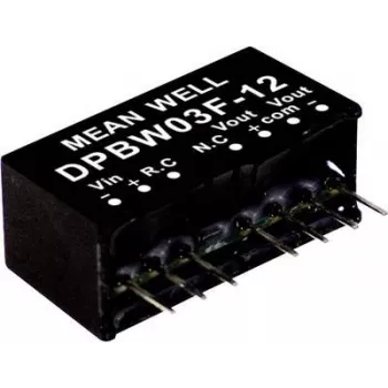MEAN WELL DPBW03G-15 DC-DC-Wandler, 3W, 15V 200mA, 9-18V Eingang, DIP24, isoliert