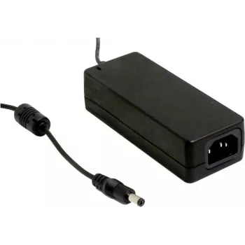 MEAN WELL GSM60A24-P1J 60W 24V 2.5A Medizinisches AC/DC Netzteil mit P1J DC-Stecker
