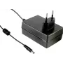 MEAN WELL GST25E28-P1J 25W 28V DC 0,89A AC-DC Netzteil mit Eurostecker und 2,1x5,5mm DC-Stecker, Schwarz