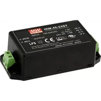 MEAN WELL IRM-45-12ST 45 W 12 VDC gekapseltes AC/DC-Netzteil für PCB-Montage