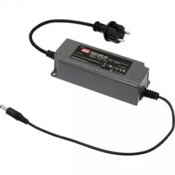 MEAN WELL OWA-60E-12 60W 12V 5A IP67 gekapseltes Netzteil mit AC-Stecker und DC-Kabel