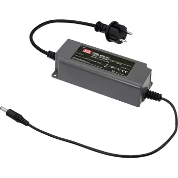 MEAN WELL OWA-60E-30 60W 30V DC IP67 Konstantspannungs-LED-Treibernetzteil, Universaleingang 90-305V AC, Schwarz