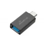 MEDIARANGE MRCS216 USB-A auf USB-C Adapter, Schwarz, 5 Gbit/s