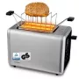 Medion Life MD12102 Toaster Silber 850 W 2-Scheiben 7 Bräunungsstufen LED-Anzeige