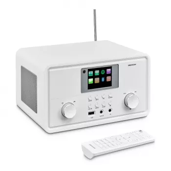 MEDION MD 88069 Internetradio mit DAB+, FM, Bluetooth und WLAN, Weiß