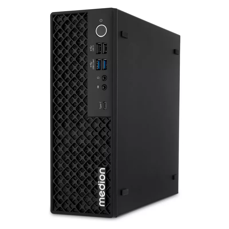 MEDION Picoworx T80 III Mini PC, Intel Core Ultra 7 258V, 32 GB RAM, 1 TB SSD, Windows 11 Pro, Schwarz