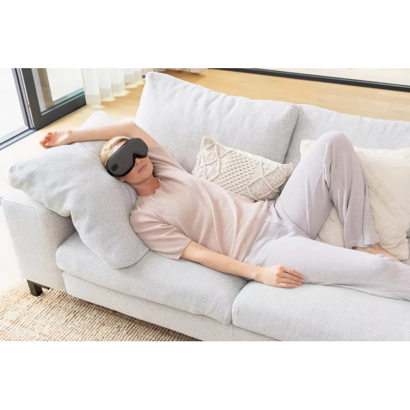 MEDISANA EM 150 Augenmassager mit Wärme und Musik, Weiß 88569