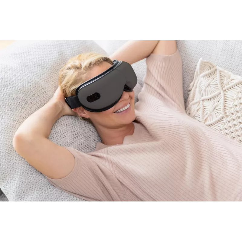 MEDISANA EM 150 Augenmassager mit Wärme und Musik, Weiß 88569