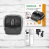 Medisana FM 900 Shiatsu-Fußmassagegerät mit Wärme, Schwarz/Grau