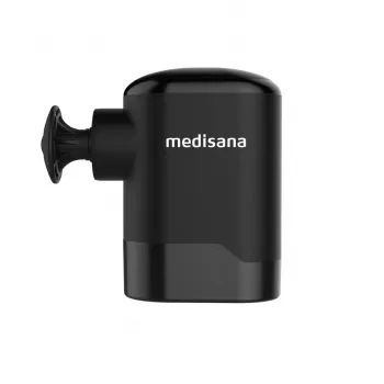 Medisana MG 120 Pocket Massage Gun Percussion Massagegerät mit 4 Aufsätzen, USB-C wiederaufladbar, 4 Intensitätsstufen, kompakte Reisegröße