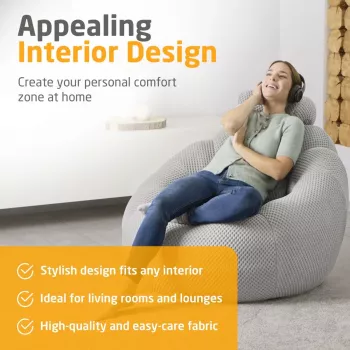 Medisana RS100 Bubble Sofa mit Massage, Grau