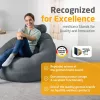 Medisana RS150 Bubble Sofa mit Massage Dunkelgrau