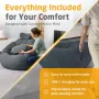 Medisana RS150 Bubble Sofa mit Massage Dunkelgrau