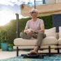Medivon Bella Go Kabelloser Roller-Gesichtsmassager mit EMS-Mikrostrom, Vibration, LED-Lichttherapie, wiederaufladbar, USB-C, 3 Intensitätsstufen, ergonomisches Design, tragbar