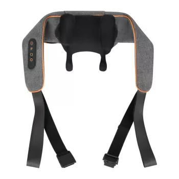 Medivon Collar Simple 2 Shiatsu Nacken- und Schultermassagegerät mit Wärme, Schwarz