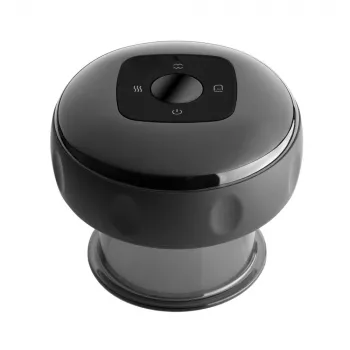 Medivon Cupping Massager Cushy - Elektrischer Schröpfmassagegerät mit Heizung, Rotlichttherapie und Vibration