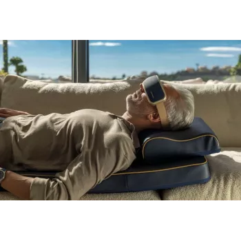 Medivon Horizon Pro 2 Augenmassagegerät mit Luftdruck, Vibration, Wärme, Bluetooth, USB-C, 1600 mAh