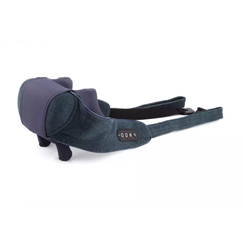 Medivon Hyperion Collar Shiatsu Nacken- und Schultermassagegerät mit Wärme, 8 Massageköpfen, 3 Intensitätsstufen, Schwarz/Grau