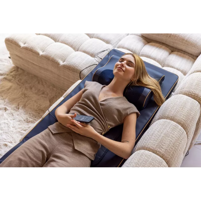 MEDIVON Yoga PRO Massagematte mit 10 Motoren, Wärmefunktion und 9 Programmen