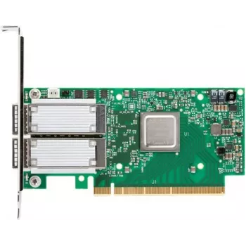 Mellanox NVIDIA ConnectX-5 EN MCX516A-CDAT Netzwerkadapter - 100GbE Dual-Port QSFP28 PCIe 4.0 x16 Full-Height Bracket Schwarz