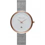 MELLER Damen W5RB-2SILVER Astar Baki Analog Quarzuhr 33mm Silber Edelstahl Mesh