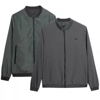 Herren-Wendejacke 4F M013 Olive/Grau 4FSS23TJACM013 44S