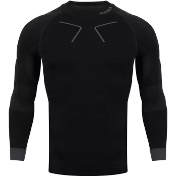 Herren Thermoaktiv Sweatshirt Alpinus Tactical Base Layer Schwarz-Grau GT43219