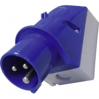MENNEKES CEE-CARA Wandstecker 16 A 3-polig 230 V 6h IP44 Blau
