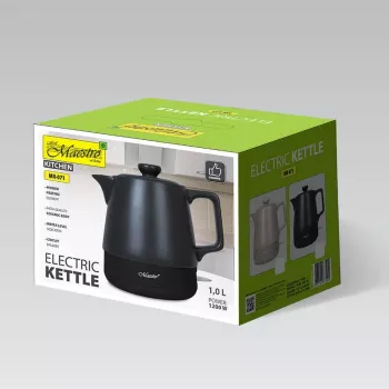 MEO Wasserkocher 1L MR-071-BLACK MAESTRO