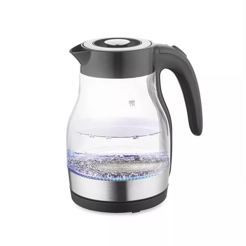 MEO Glas Wasserkocher 2200W 1,7L Schwarz MR-061-BLACK MAESTRO