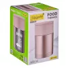 MEO MAESTRO MR-1636-60 600 ml Doppelwandige Vakuumisolierte Edelstahl-Lunchbox mit 2 Behältern und Klapplöffel
