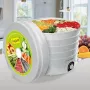 MEO Maestro MR-766 Weiß 520 W Handmixer mit Turbo, 5 Stufen, Edelstahl-Schlagschläger und Knethaken