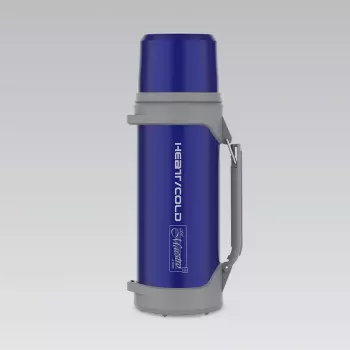 MEO Maestro Vakuumisolierte Thermoskanne 1,5 l Edelstahl Blau MR-1631-150-BLUE