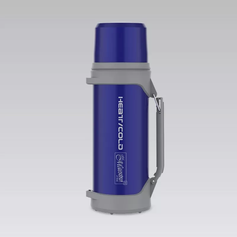 MEO Maestro Vakuumisolierte Thermoskanne 1,5 l Edelstahl Blau MR-1631-150-BLUE