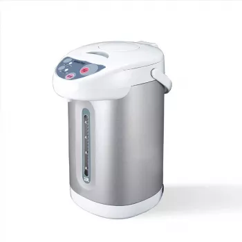 MEO MR-082 MAESTRO 3,3 l 750 W Wasserkocher und Warmhaltegerät aus Edelstahl mit Wasserhahn