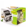 MEO MR-1679 MAESTRO Manuelle Nudelmaschine - Verchromter Stahl, 9 Dickeeinstellungen, 3 Nudelsorten, Tischklemme