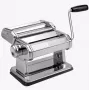 MEO MR-1679 MAESTRO Manuelle Nudelmaschine - Verchromter Stahl, 9 Dickeeinstellungen, 3 Nudelsorten, Tischklemme