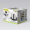 MEO MR-2900-24 MAESTRO Kochtopf 24 cm 5,0 L Edelstahl mit Glasdeckel, induktionsgeeignet