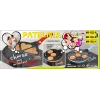 MEO Smile Crêpe-Pfanne 26 cm Antihaft-Aluminium Schwarz MR-1222-B