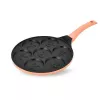 MEO Smile Crêpe-Pfanne 26 cm Antihaft-Aluminium Schwarz MR-1222-B
