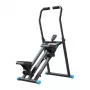 MERACH MR-2448B1 Mini Stepper mit Widerstandsbändern, LCD-Monitor, Hydraulikzylindern, Schwarz/Grau