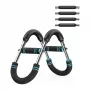 MERACH MR-2500B1 Smart Chest Trainer mit hydraulischem Widerstand, Bluetooth 5.0, App-Konnektivität, Schwarz/Grau