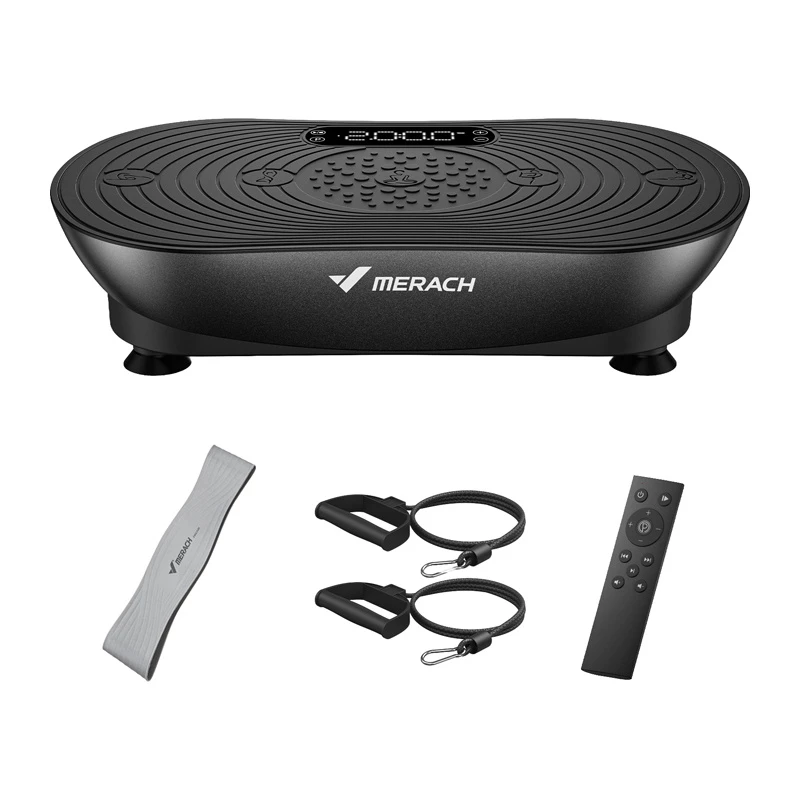 MERACH MR-2533B1-EU Vibrationsplatte (Schwarz)