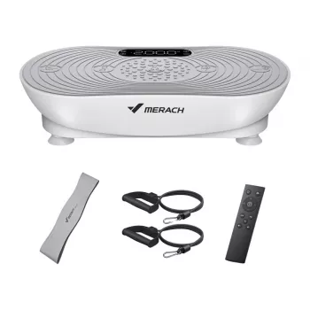 MERACH MR-2533W1-EU Vibrationsplatte (Weiß)