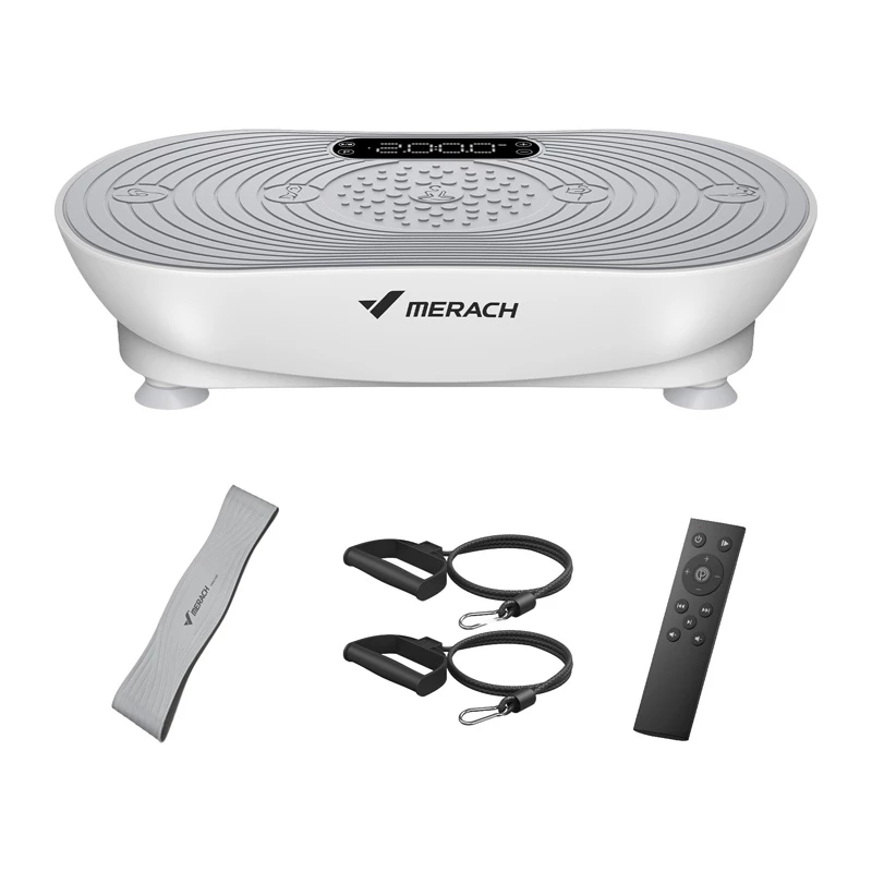 MERACH MR-2533W1-EU Vibrationsplatte (Weiß)