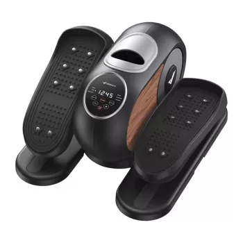 MERACH MR-E32B1 Mini-Heimtrainer, magnetischer Widerstand, 8 Stufen, LCD-Display, unter dem Schreibtisch, Schwarz