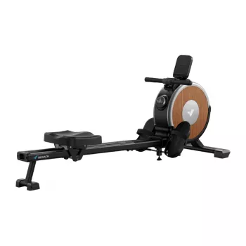 MERACH Rudergerät MR-R02B9 (Schwarz, EU) – Magnetischer Widerstand mit 16 Stufen, Bluetooth 5.0, klappbar
