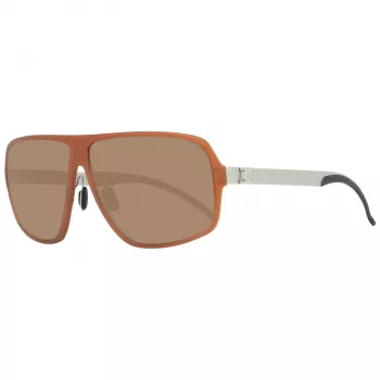 Mercedes-Benz Man M3018-C Rechteckige Sonnenbrille Gunmetal Grau UV400